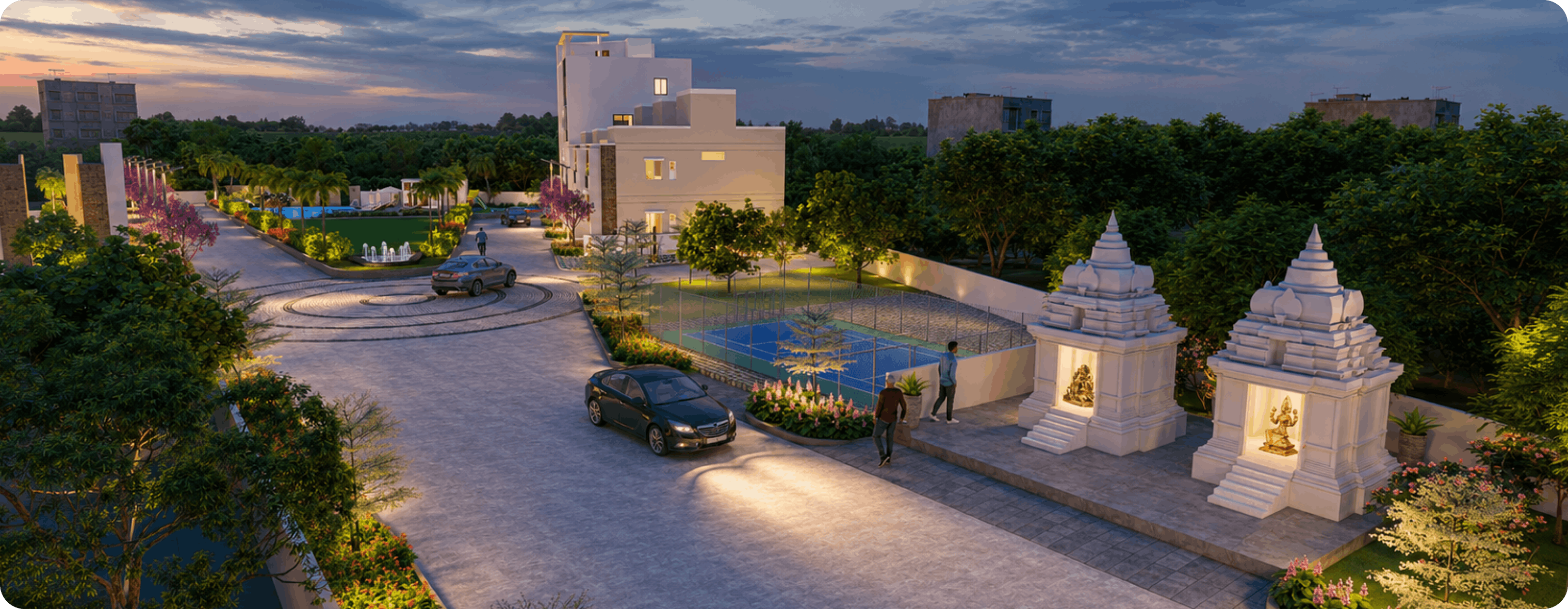 Mahidhara Paradise Wide Roads